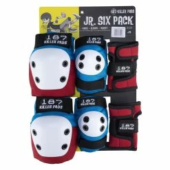 187 Killer Pads Safety Gear 187 Six Pack