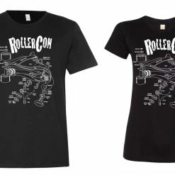 RollerCon Accessories Skate Diagram Short Sleeve Tee