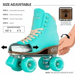 Crazy RETRO Roller Kids Skates