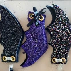 Sin City Skates Accessories Glitter Bat Wing Lace Charms