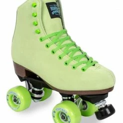 Sin City Skates All Skates Limited Edition Key Lime Suede Boardwalk Skate.