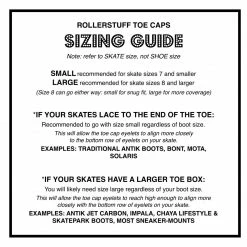 Rollerstuff Roller Stuff Suede Toe Cap