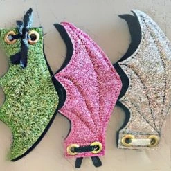 Sin City Skates Accessories Glitter Bat Wing Lace Charms