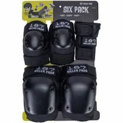 187 Killer Pads Safety Gear 187 Six Pack