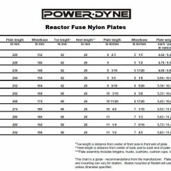 Reidell PowerDyne Reactor Fuse Plate Skate Parts 9 Reidell PowerDyne Reactor Fuse Plate Skate Parts